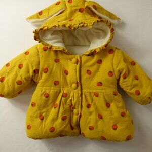 Mini-Boden-Style Unbranded Strawberry Jacket, Size 9-12 Months